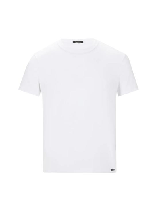 26FW 톰포드 코튼 크루넥 언더웨어 티셔츠 T4M081040 100 WHITE - TOMFORD