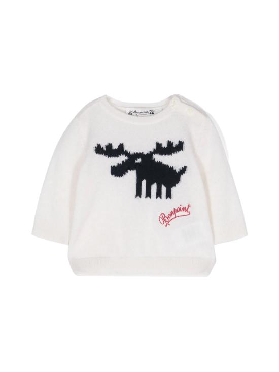  봉쁘앙 스웨터 N03YJUK00100B 902 WHITE