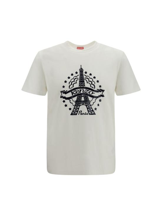 26FW 겐조 탑 FG65TS1664SG WHITE - KENZO