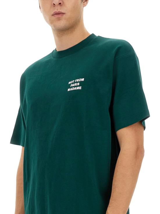 26FW 드롤드무슈 탑 TS203 CO002DARKGREEN - DROLE DE MONSIEUR