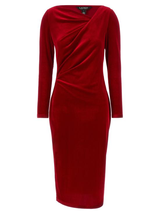 26FW 랄프 로렌 미디 원피스 200B27415002 Red