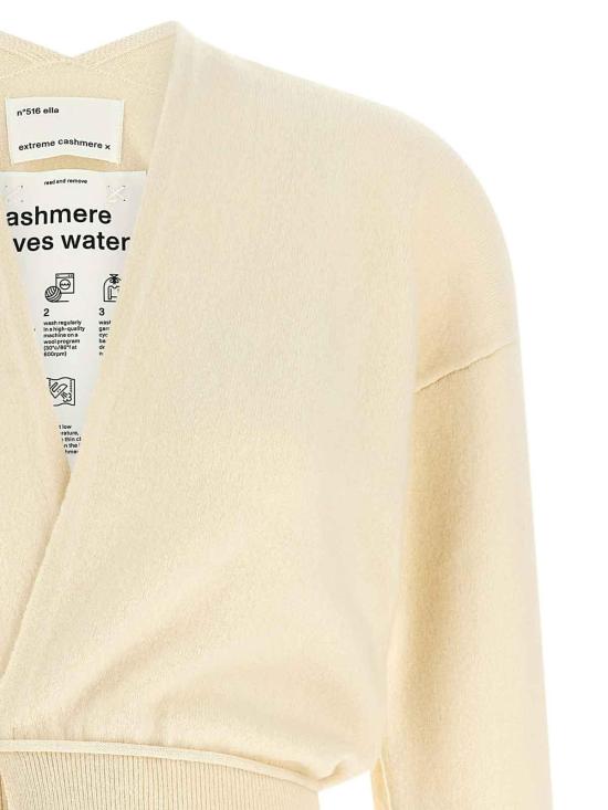 26FW 익스트림캐시미어 가디건 N516ELLACREAM WHITE - EXTREME CASHMERE