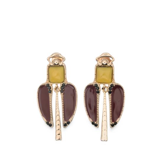 26FW 라 더블제이 이어링 EAR0076 BRA008AGA0 RE07 GOLD RED