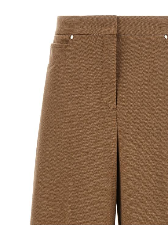 26FW 막스마라 스트레이트 팬츠 2621786022600001 Brown - MAX MARA