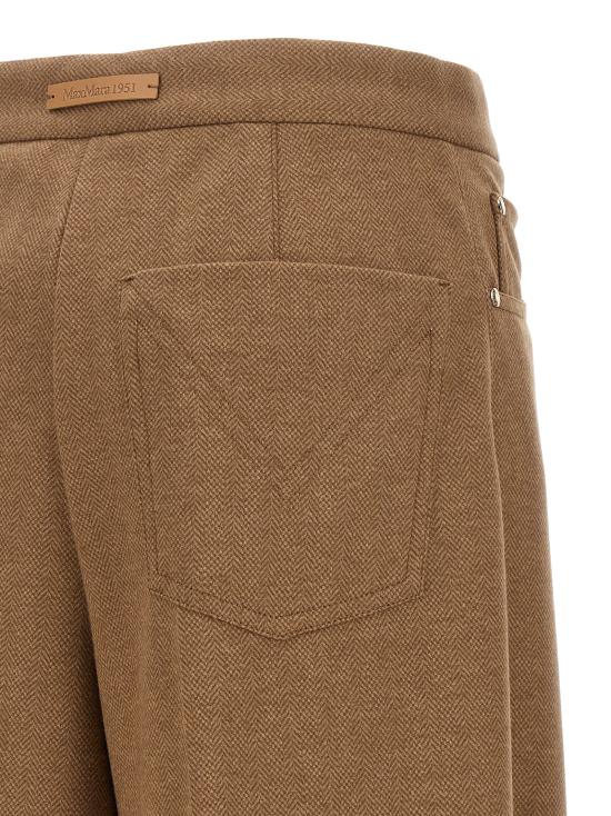 26FW 막스마라 스트레이트 팬츠 2621786022600001 Brown - MAX MARA
