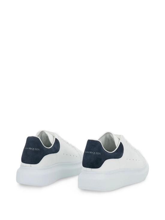26FW 알렉산더 맥퀸 오버사이즈 드 스니커즈 553680WIAI3 9054 WHITE BLUE GREY - ALEXANDER MCQUEEN