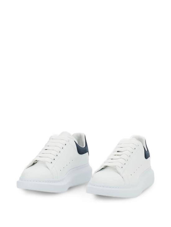 26FW 알렉산더 맥퀸 오버사이즈 드 스니커즈 553680WIAI3 9054 WHITE BLUE GREY - ALEXANDER MCQUEEN
