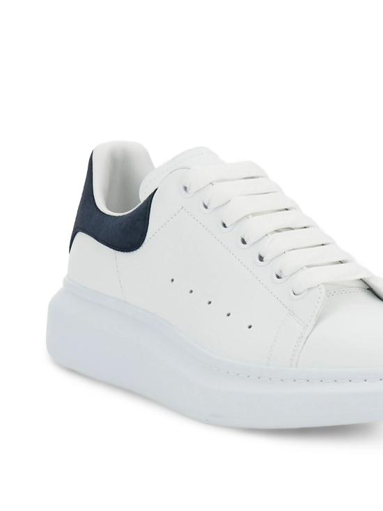 26FW 알렉산더 맥퀸 오버사이즈 드 스니커즈 553680WIAI3 9054 WHITE BLUE GREY - ALEXANDER MCQUEEN