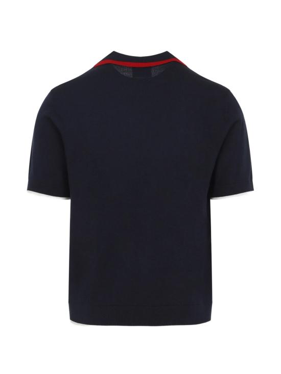 26FW 카사블랑카 폴로 티셔츠 MPF26KW84601 NAVY - CASABLANCA
