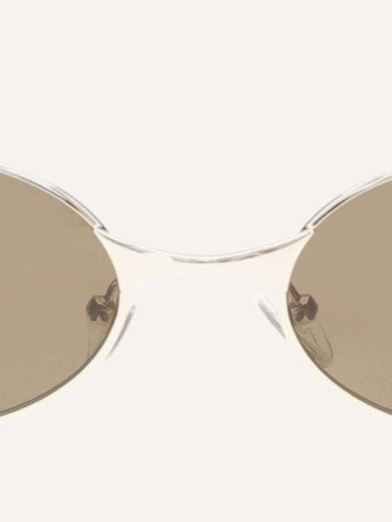 26FW 알렉산더 맥퀸 안경 A000R6I3330 7024 GOLD BROWN - ALEXANDER MCQUEEN