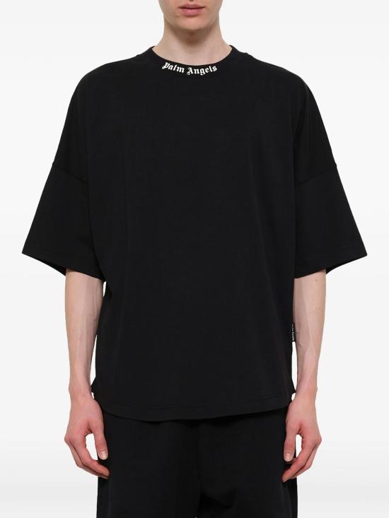 26FW 팜앤젤스 탑 PAMAA05F26JR02 1003 BLACK OFF WHITE - PALM ANGELS