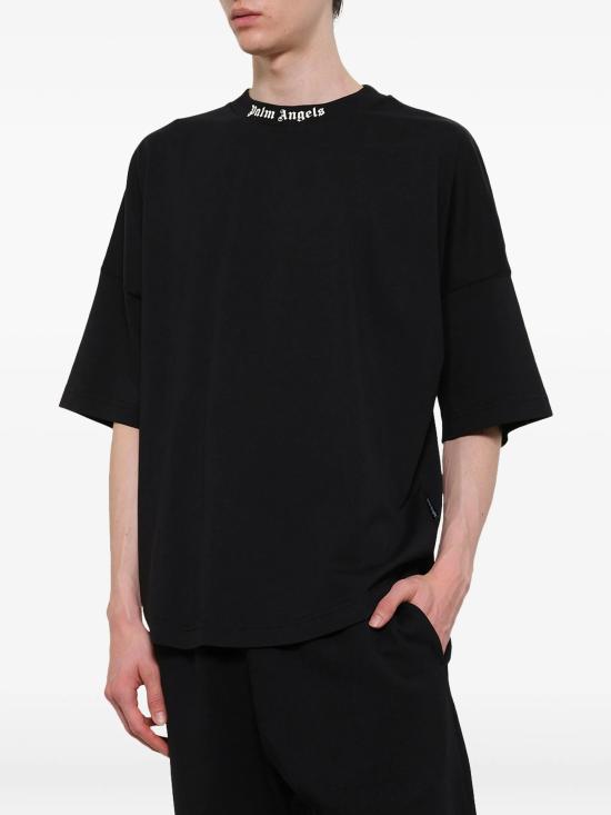 26FW 팜앤젤스 탑 PAMAA05F26JR02 1003 BLACK OFF WHITE - PALM ANGELS