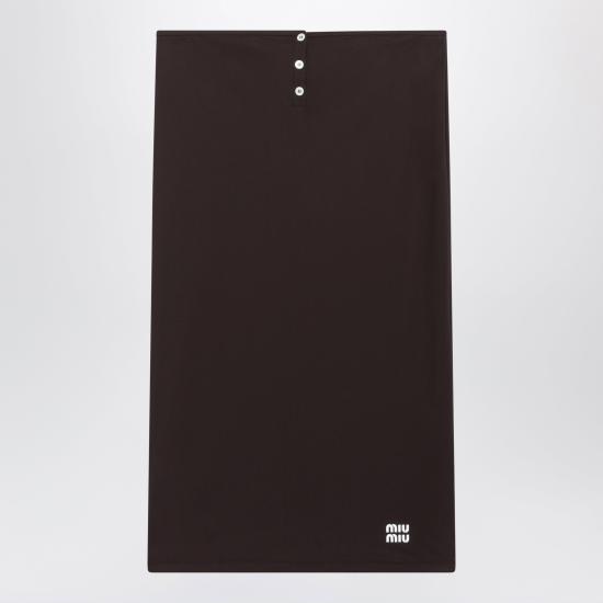 27SS 미우미우 스커트 MG2807OOO122R Brown