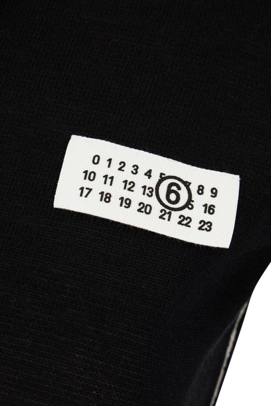 26FW MM6 메종마르지엘라 버튼 프론트 울 블렌드 니트 가디건 S52HP0044M13037 900 BLACK - MM6 MAISON MARGIELA
