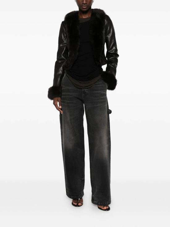26FW 하이쿠레 스트레이트 팬츠 HEW03376DF119SIBILLAL0938 BLACK - HAIKURE