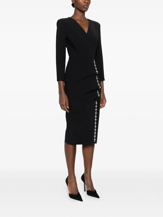 26FW 키아라보니 미디 스커트 ABCBALUBRBS37 BLACK - CHIARA BONI