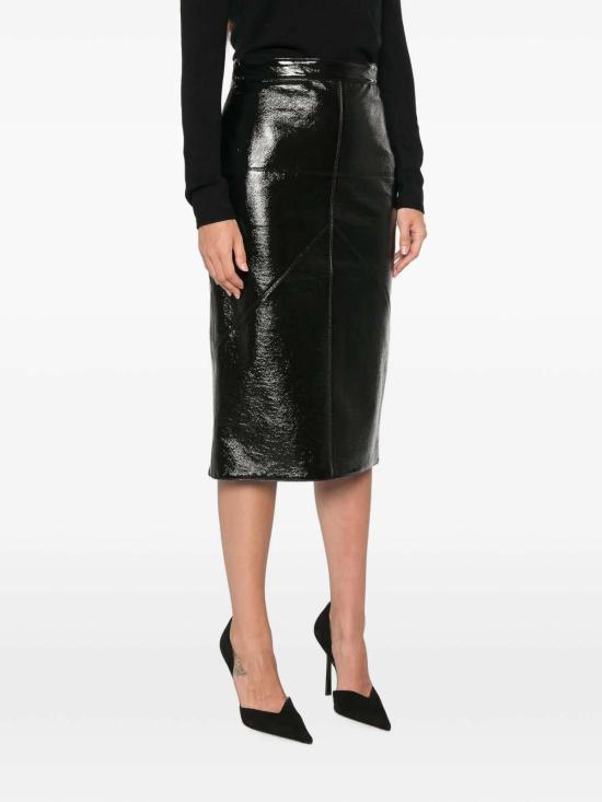 26FW 랑방 미디 스커트 RWST0001K125A2641 SILVER - LANVIN