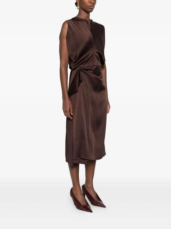 26FW 랑방 미디 스커트 RWDR00086390A26101 BROWN - LANVIN