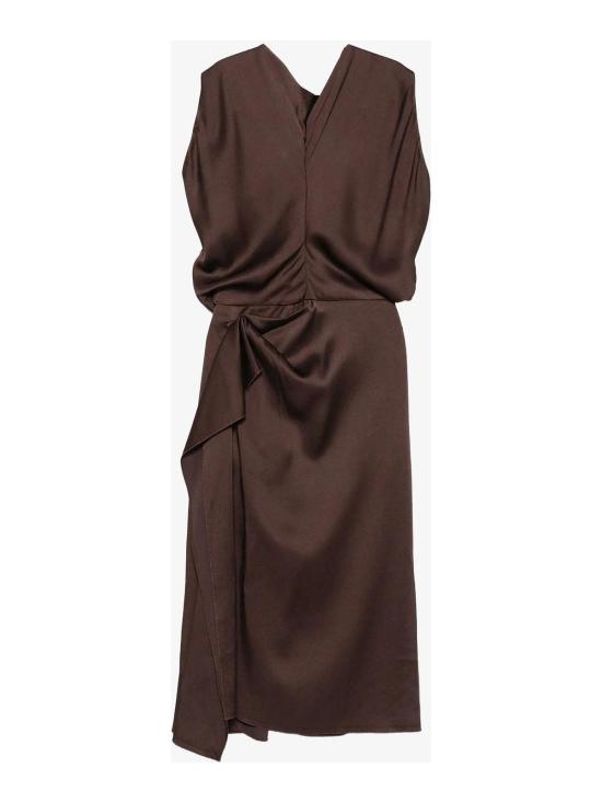 26FW 랑방 미디 스커트 RWDR00086390A26101 BROWN