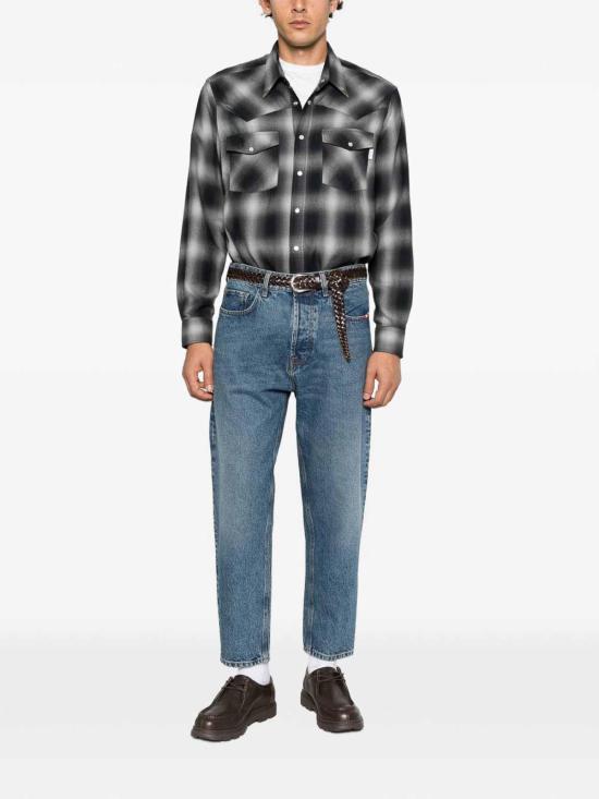 26FW 아미시 스트레이트 팬츠 AMU001CT523213JEREMIAHC0999 BLUE - AMISH