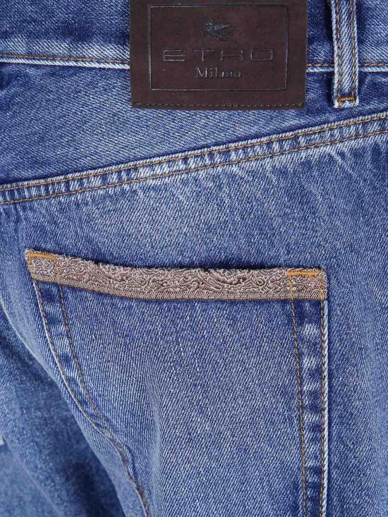 26FW 에트로 스트레이트 팬츠 MRNB0021AC358S9091S9091 BLUE - ETRO