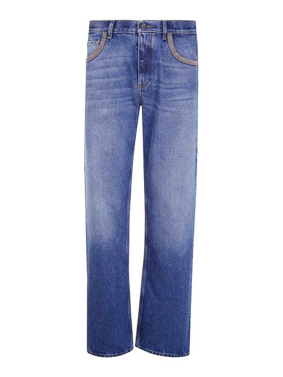 26FW 에트로 스트레이트 팬츠 MRNB0021AC358S9091S9091 BLUE