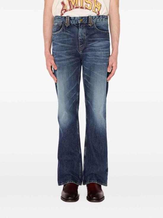 26FW 아미시 스트레이트 팬츠 AMU162CT253300GRINGOC0999 BLUE - AMISH