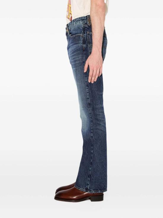 26FW 아미시 스트레이트 팬츠 AMU162CT253300GRINGOC0999 BLUE - AMISH