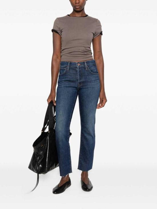 26FW 마더 스트레이트 팬츠 110241297THEMIDRISEHIKERTBG MEDIUM WASH - MOTHER