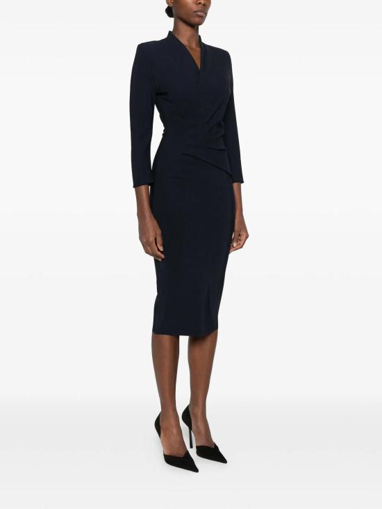 26FW 키아라보니 미디 스커트 ABCDEMEIBS342 BLACK - CHIARA BONI