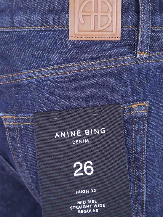 26FW 애니빙 스트레이트 팬츠 A0613280WHD100WASHED BLUE - ANINE BING