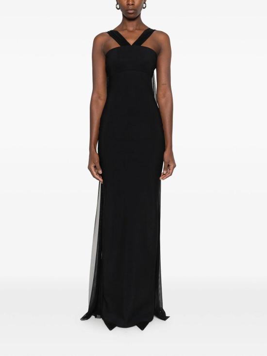 26FW 키아라보니 롱 원피스 ABLERIDANIILBS37 BLACK - CHIARA BONI