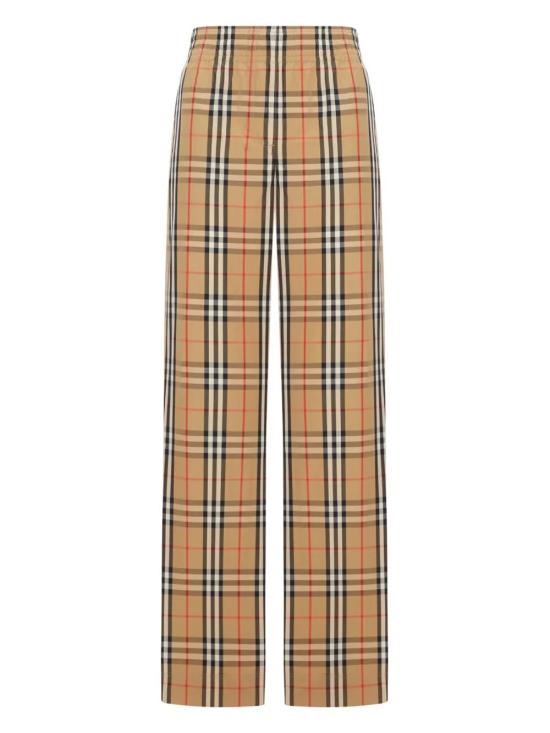26FW 버버리 체크 코튼 팬츠 8111874 A7028 ARCHIVE BEIGE IP CHK