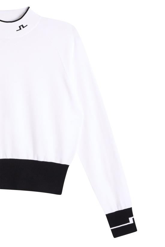26FW 제이린드버그 스웨터 GWKW16303 0000 WHITE DOM - J LINDEBERG