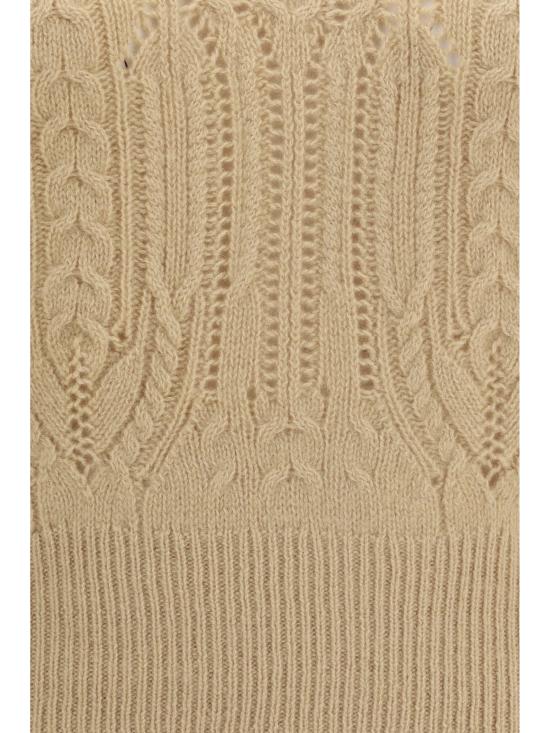 26FW 에르마노 설비노 스웨터 D495M316ZTW BEIGE - ERMANNO SCERVINO