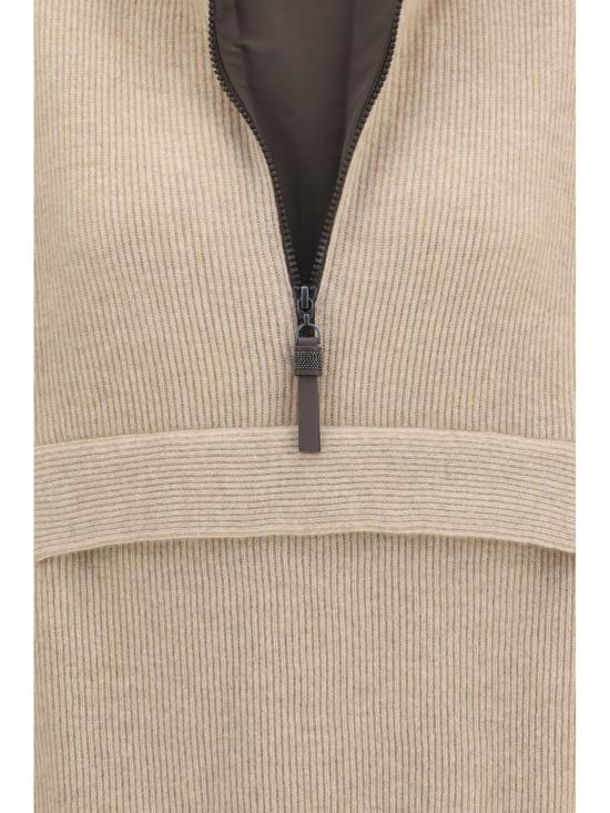 26FW 브루넬로 쿠치넬리 스웨터 M12250004P CAMEL