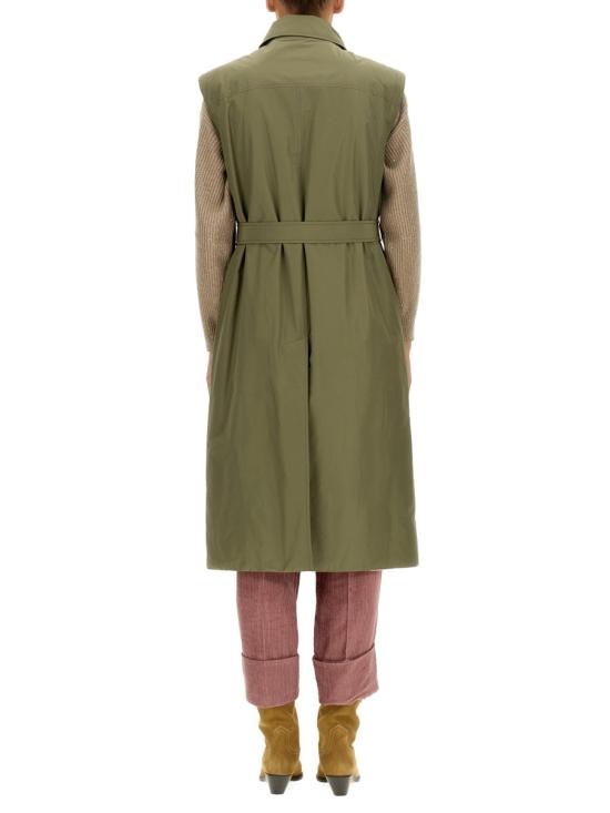  브루넬로 쿠치넬리 트렌치 코트 MB5749563P C8648 GREEN - BRUNELLO CUCINELLI