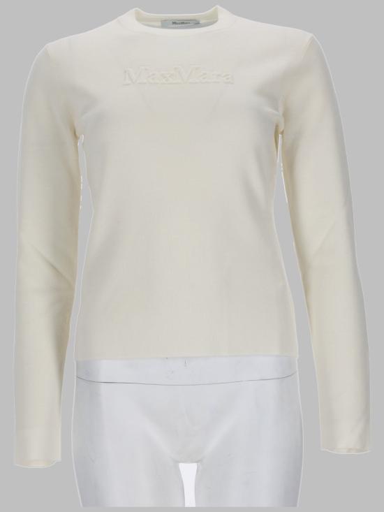 26FW 막스마라 만토 스웨터 2621366082600 001F001 WHITE