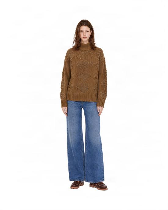 26FW 리우조 스웨터 WF6287 BEIGE - LIU JO