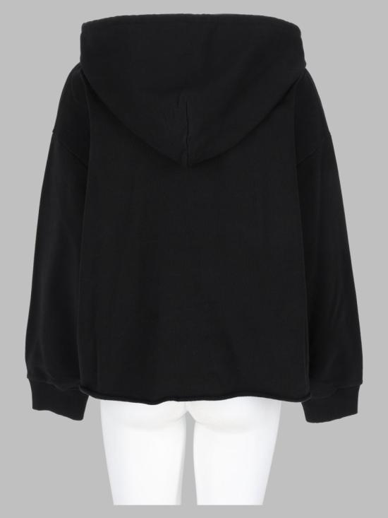 26FW MM6 메종마르지엘라 코튼 후디드 스웨트셔츠 S52GU0235 M25025900 BLACK - MM6 MAISON MARGIELA