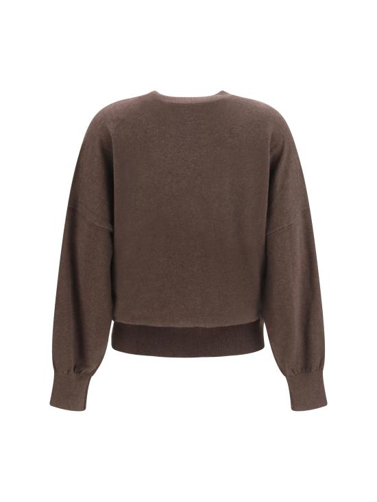 26FW 이자벨마랑에뚜왈 마리산스 코튼 스웨터 PU0053FAA1X05E BROWN