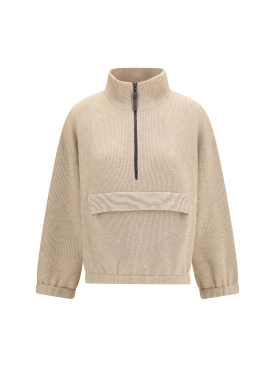 26FW 브루넬로 쿠치넬리 스웨터 M12250004P CAMEL - BRUNELLO CUCINELLI