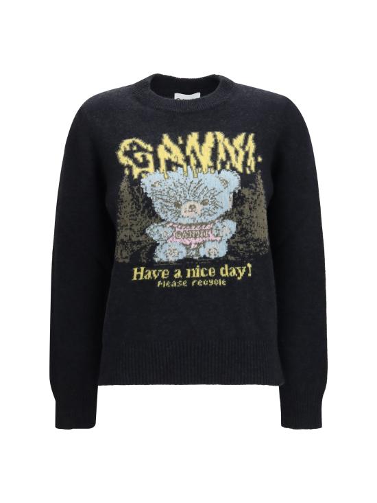26FW 가니 스웨터 A1150058 BLACK - GANNI