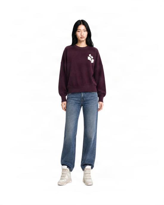 26FW 이자벨마랑에뚜왈 스웨터 PU0053FA BURGUNDY - ISABEL MARANT ETOILE