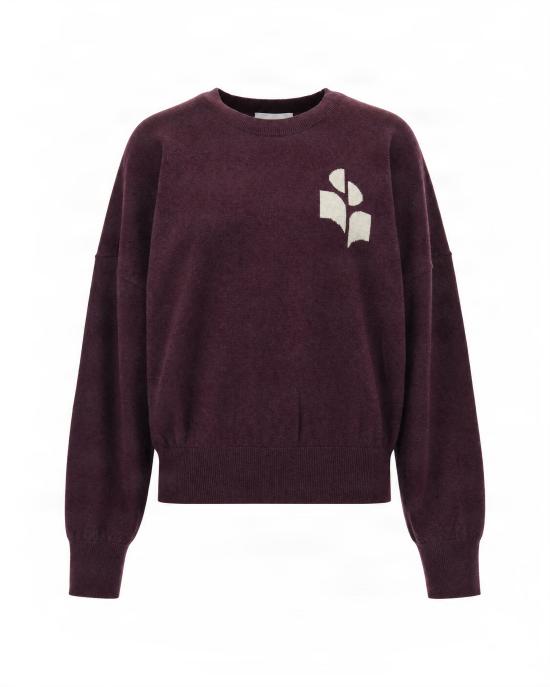 26FW 이자벨마랑에뚜왈 스웨터 PU0053FA BURGUNDY