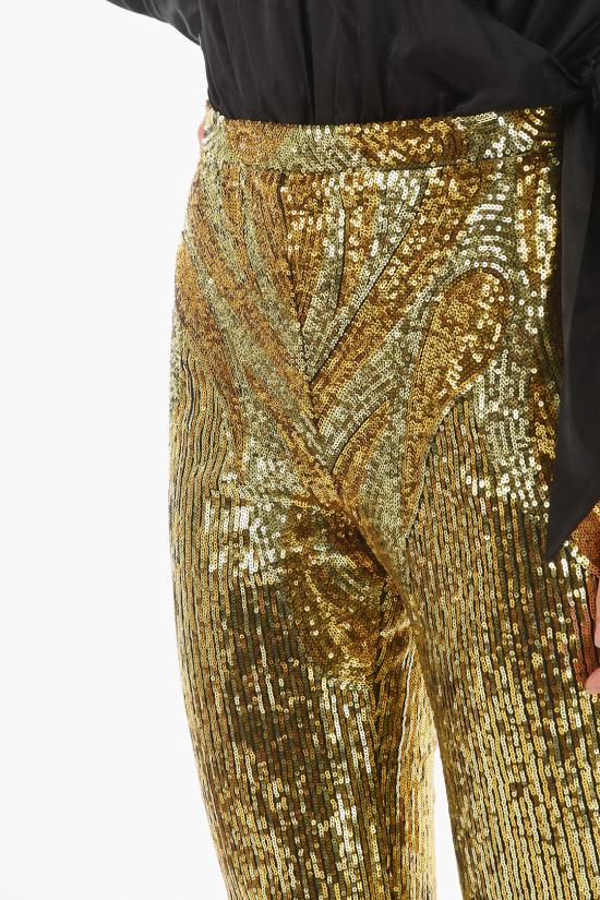  필립 플레인 스트레이트 팬츠 S19C WRT0629 PTE003N 94 Gold - PHILIPP PLEIN