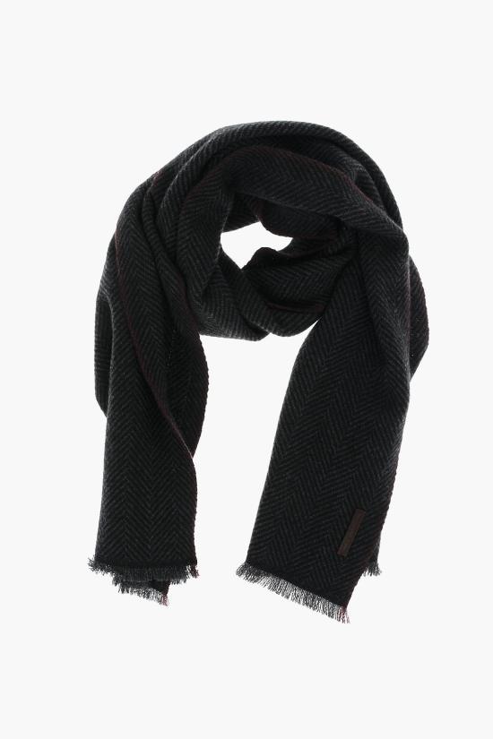  에르메네질도제냐 머플러/스카프 22A Z2L03S GR1 Nero Grigio