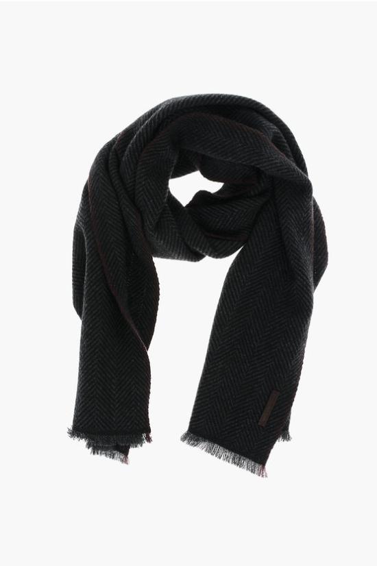  에르메네질도제냐 머플러/스카프 22A Z2L03S GR1 Nero Grigio