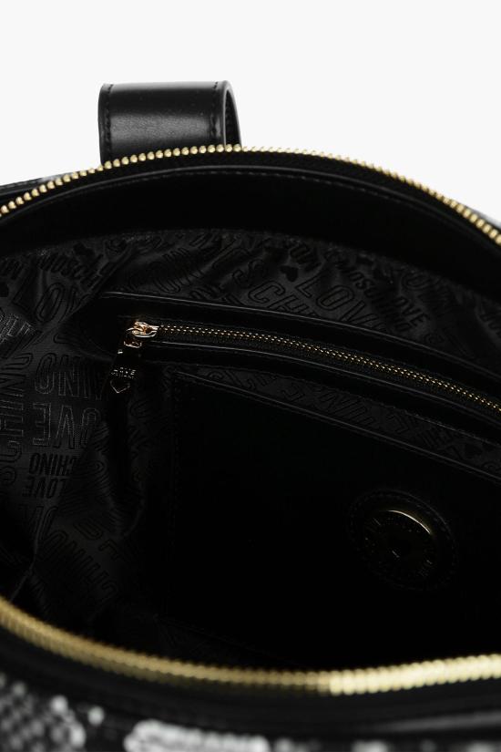  모스키노 토트백 JC4364PP0EKI0954 Black White - MOSCHINO