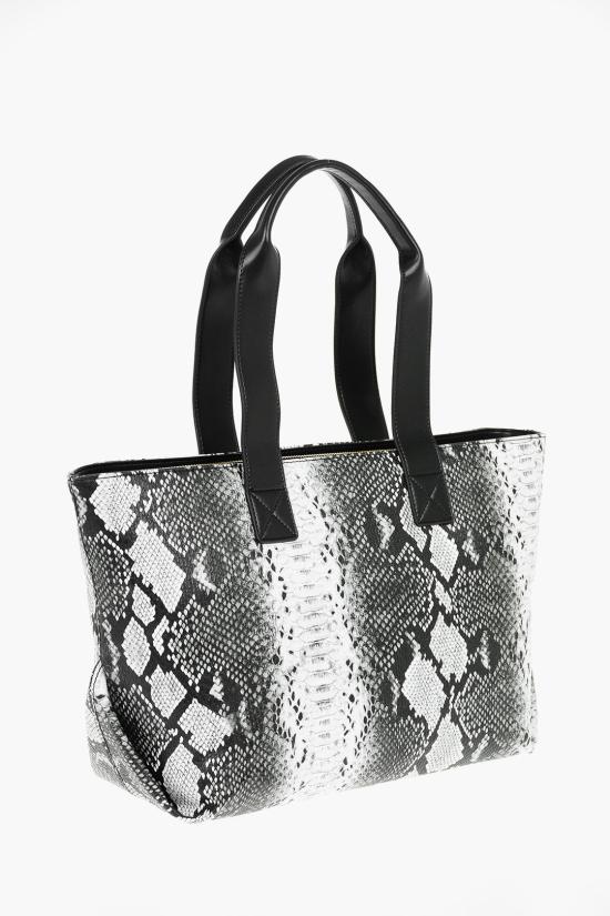  모스키노 토트백 JC4364PP0EKI0954 Black White - MOSCHINO